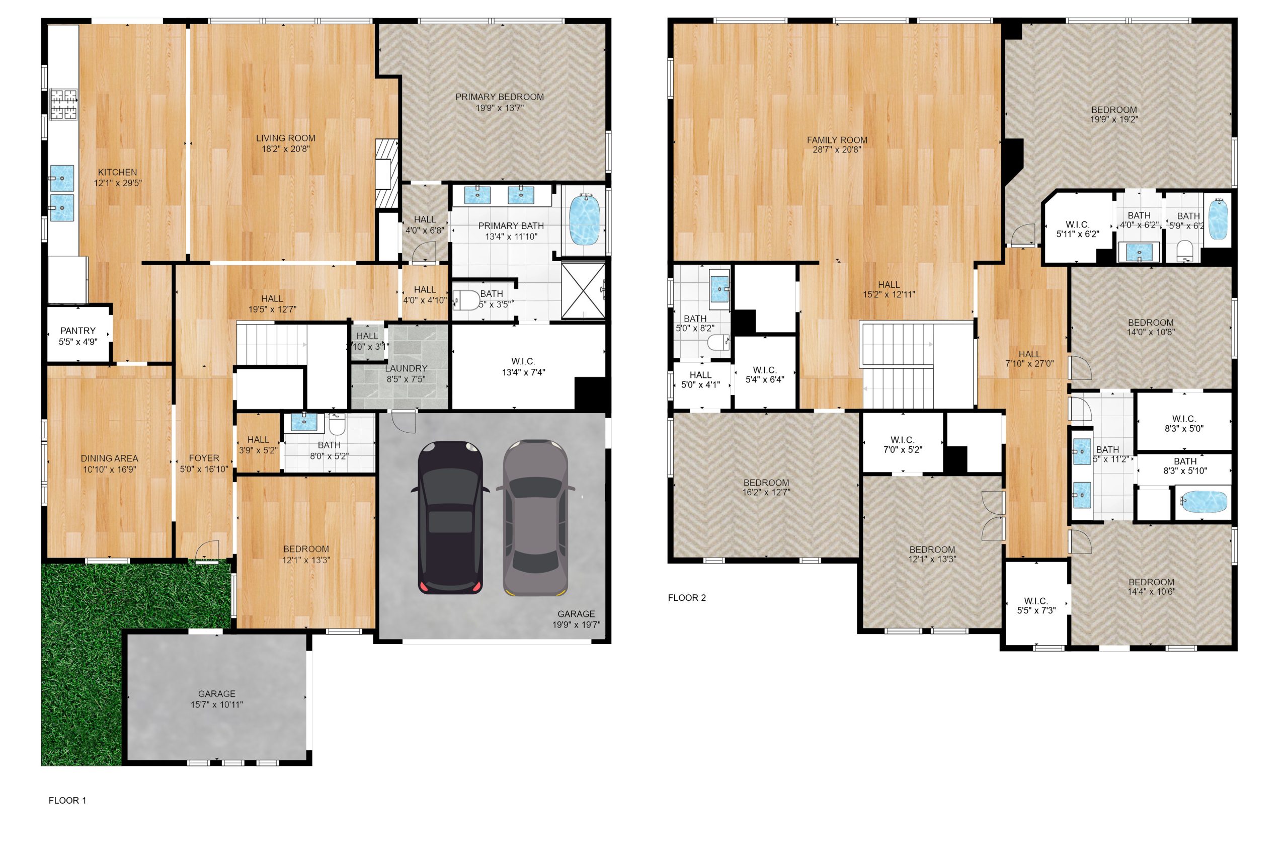 Upgrade to 2D Textured Floor Plan 